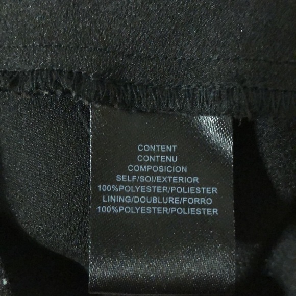 WAYF Floral Blue Cinched Hi-Low Fitted Sheer Puff Long Sleeve Dress size Medium - Picture 12 of 13